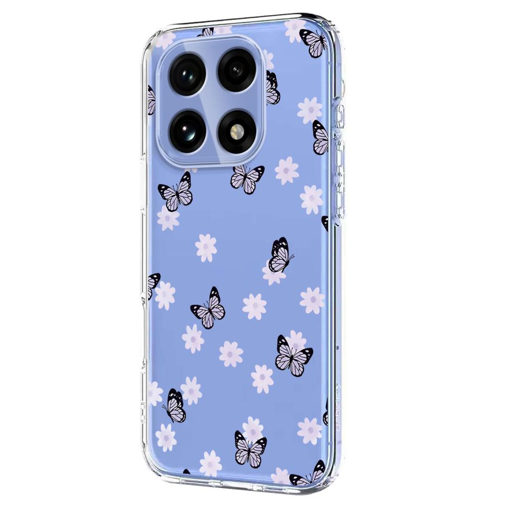  OnePlus 15 Skal TPU Med Tryck Fjärilar / Blommor
