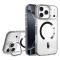  iPhone 17 Pro Max Skal MagSafe Kickstand Transparent / Svart