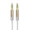 DUDAO DUDAO 3.5 mm AUX 150 cm Utdragbar Kabel - Vit