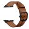  Äkta Läder Armband Apple Watch 42/41/40/38 mm - Brun
