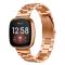  Lyxigt Metallarmband Fitbit Versa 3/Fitbit Sense - Roséguld