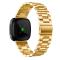 Lyxigt Metallarmband Fitbit Versa 3/Fitbit Sense - Guld