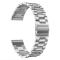  Lyxigt Metallarmband Fitbit Versa 3/Fitbit Sense - Silver
