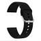  Silikon Armband Versa 3/Fitbit Sense - Svart