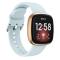  Silikon Armband Versa 3/Fitbit Sense - Ljus Blå