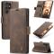 CASEME CASEME Galaxy S24 Ultra Fodral Retro Läder Mörk Brun