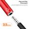  60W PD 2in1 USB-C Till USB-C/AUX-Hona Adapter Svart