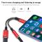  60W PD 2in1 USB-C Till USB-C/AUX-Hona Adapter Silver