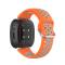  Silikon Träningsarmband Armband Versa 3/Fitbit Sense - Orange/Grå