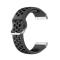  Silikon Träningsarmband Armband Versa 3/Fitbit Sense - Svart