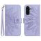  Samsung Galaxy A57 5G Fodral Solros Tryck Lila