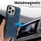  iPhone 15 Plus 2in1 Magnet Fodral Crazy Horse Blå
