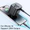MCDODO Mcdodo 20W PD Reseadapter 2x USB-A 1x USB-C Svart