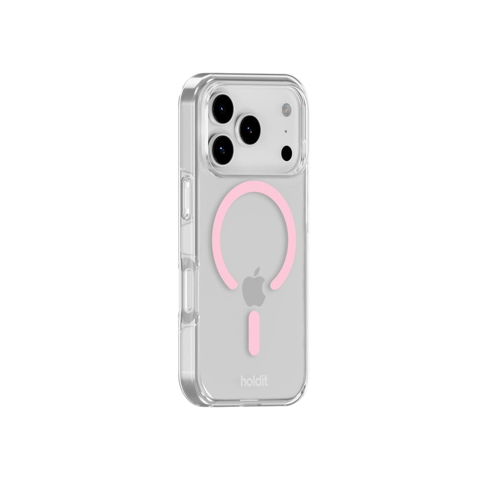 holdit holdit iPhone 17 Pro MagSafe Mobilskal Pink/Transparent