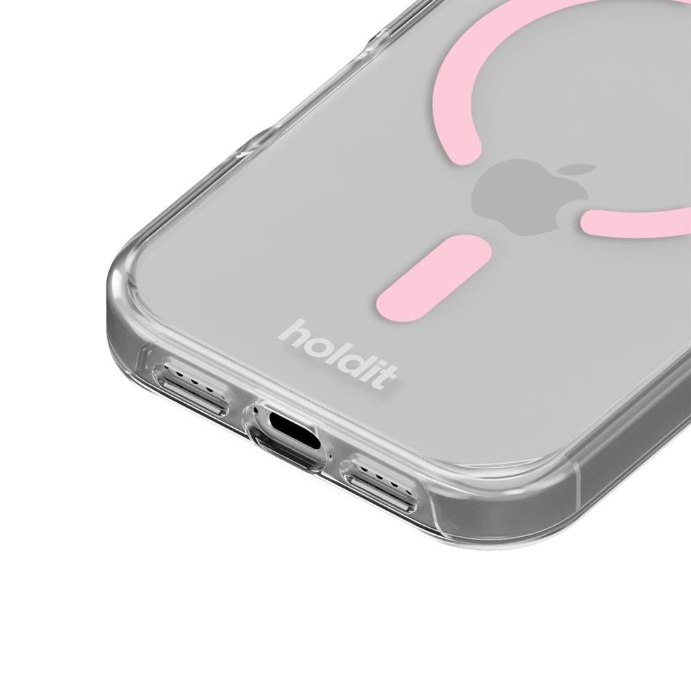 holdit holdit iPhone 17 Pro MagSafe Mobilskal Pink/Transparent