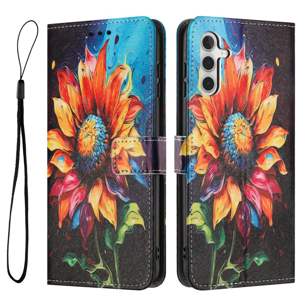  Samsung Galaxy A27 5G Fodral Läder Solros
