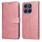  Motorola Edge 60 / 60 Pro / 60 Fusion Fodral Läder Roséguld
