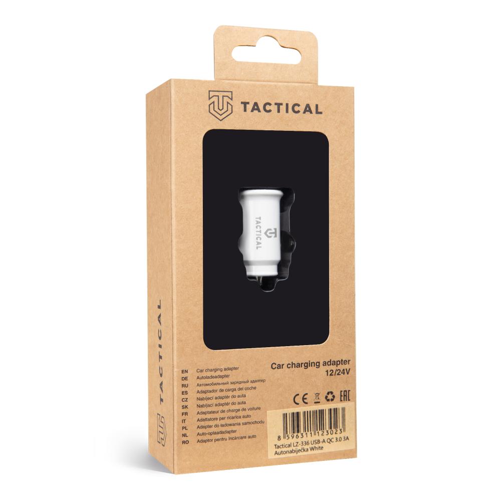 Tactical Tactical Snabbladdare Billaddare 3A USB-A Vit