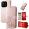  Xiaomi 13 5G Fodral Med Blommigt Tryck Roséguld