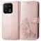  Xiaomi 13 5G Fodral Med Blommigt Tryck Roséguld