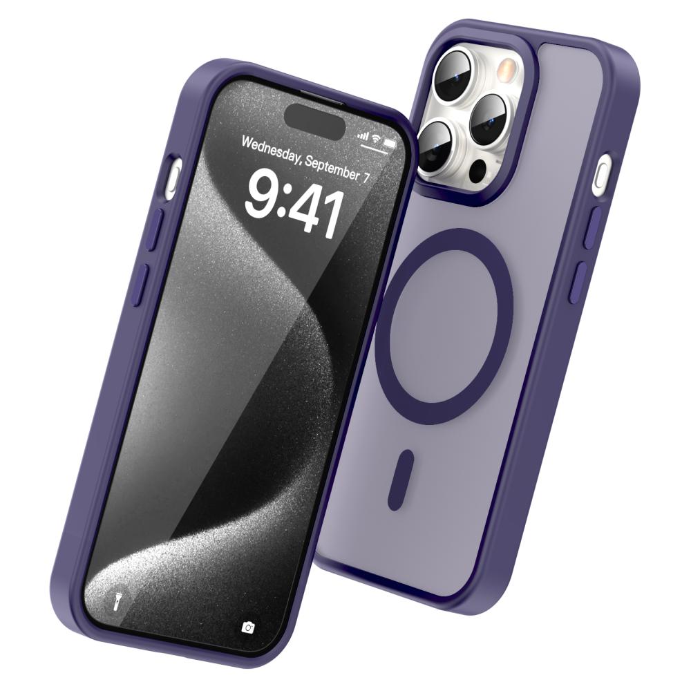ColorPop ColorPop iPhone 15 Pro Skal CH MagSafe Matt Lila