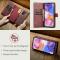 DG.MING DG.MING Samsung Galaxy A23 5G 2in1 Magnet Fodral / Skal Vinröd