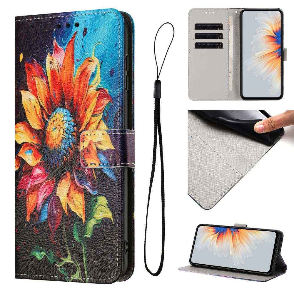  Samsung Galaxy A27 5G Fodral Läder Solros