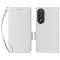  OnePlus Nord 5 5G Fodral Litchi Läder Vit