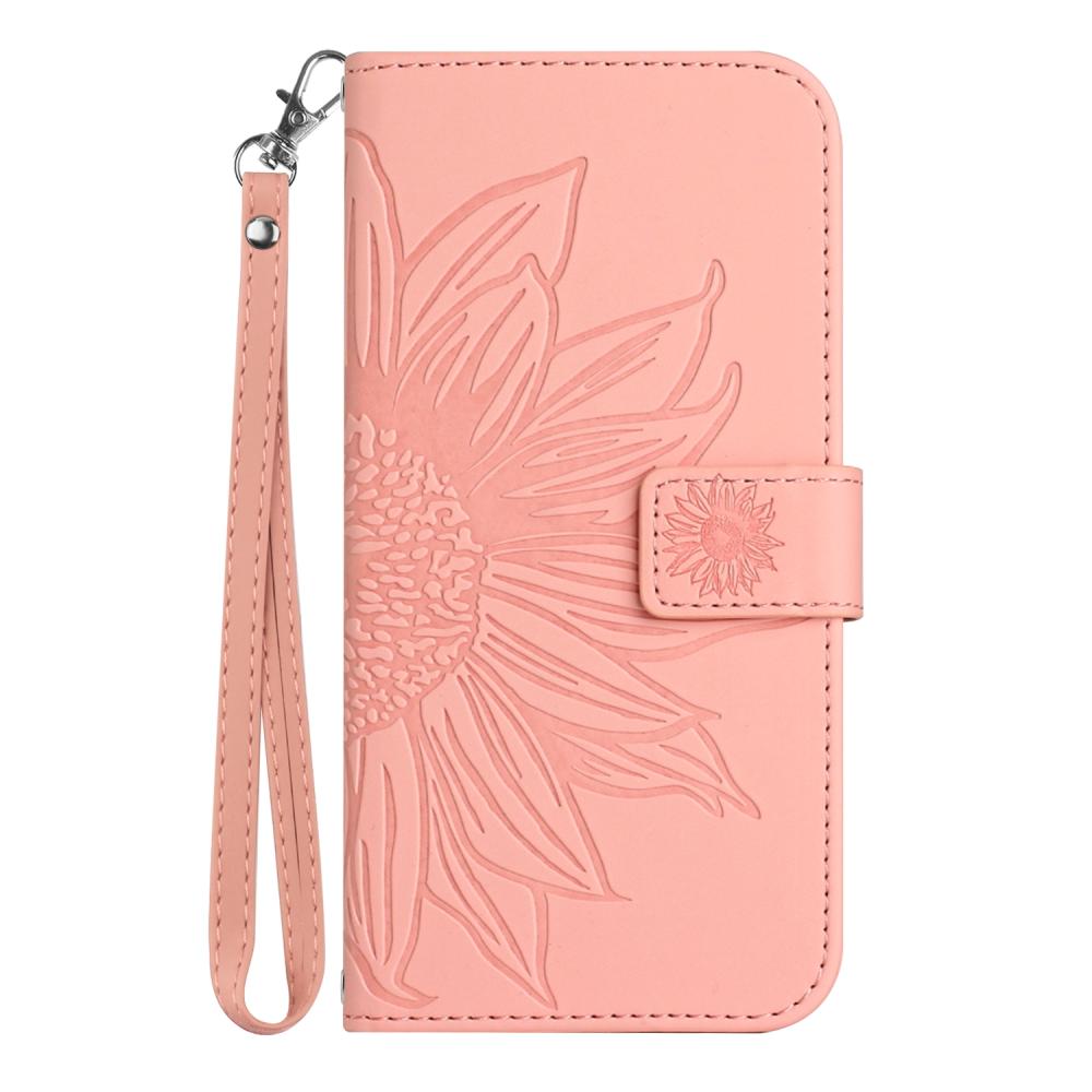  Samsung Galaxy A57 5G Fodral Solros Tryck Rosa