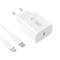 Tech-Protect Tech-Protect 20W PD Väggladdare Inkl. Lightning Kabel Vit