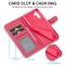 LC.IMEEKE LC.IMEEKE Samsung Galaxy A24 5G Fodral Läder Röd/Rosa