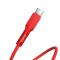 BASEUS Baseus Silica Gel 1m 3A USB-C Kabel - Röd