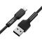 BASEUS Baseus Silica Gel 2m 2A USB-C Kabel - Svart