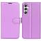  Samsung Galaxy A35 5G Fodral Läder Litchi Lila