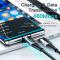 ESSAGER ESSAGER 1m 100W USB-C - USB-C LED Snabbladdning Svart
