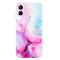  Samsung Galaxy A07 Skal TPU Marmor Rosa / Blå