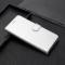  iPhone 15 Plus Fodral Silk Textur Med Snodd Silver