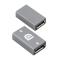  DisplayPort Hona till DisplayPort Hona Förlängning Adapter Grå