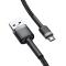 BASEUS Baseus Cafule 1m Micro USB QC3.0 Laddningskabel - Svart/Grå