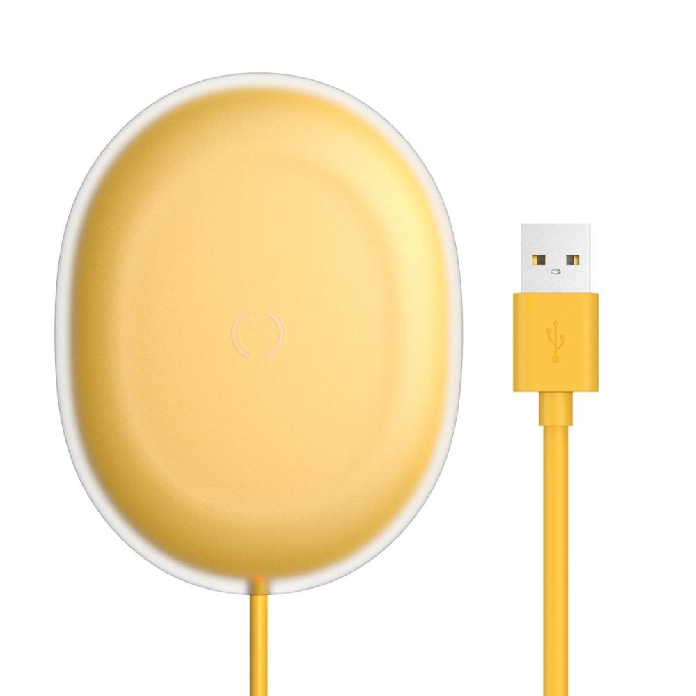 BASEUS Baseus Jelly 15W Qi Trådlös Laddare - Gul