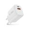 Tech-Protect Tech-Protect 30W Väggladdare PD QC3.0 USB-C / USB-A Vit