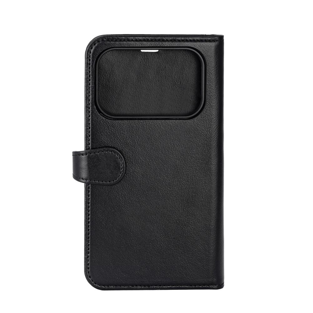 Buffalo Buffalo iPhone 17 Pro Max Fodral MagSafe 2in1 Äkta Läder Svart