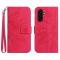  Samsung Galaxy A57 5G Fodral Solros Tryck Rosa