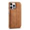 LC.IMEEKE LC.IMEEKE iPhone 14 Pro Fodral Slim Flip Brun