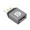  DisplayPort Hona till DisplayPort Hane Adapter Grå