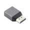  DisplayPort Hona till DisplayPort Hane Adapter Grå
