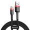 BASEUS Baseus Cafule 2m Micro USB QC3.0 Laddningskabel - Svart/Röd