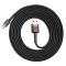 BASEUS Baseus Cafule 2m Micro USB QC3.0 Laddningskabel - Svart/Röd