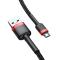 BASEUS Baseus Cafule 2m Micro USB QC3.0 Laddningskabel - Svart/Röd