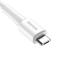 BASEUS Baseus 1m 2.4A Micro USB Laddningskabel - Vit